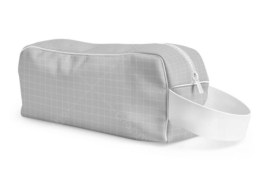 Mockup Bolsa de Viagem Cinza Minimalista
