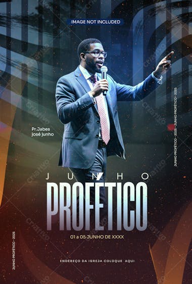 flyer profético junho