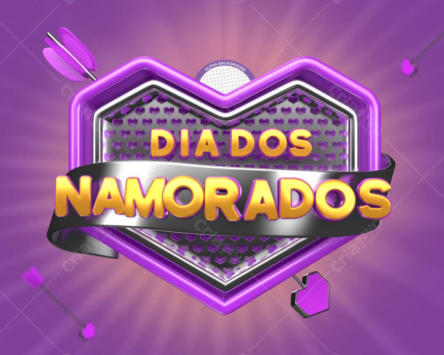 Banner Dia dos Namorados PSD Editável