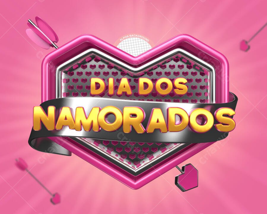 Banner Dia dos Namorados PSD Editável