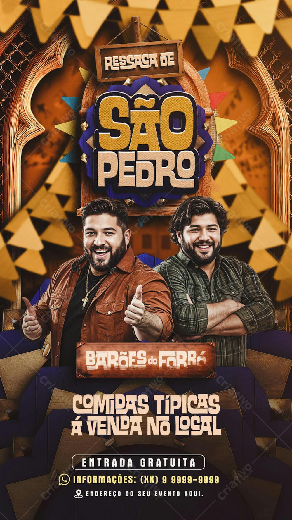 Flyer São Pedro Story