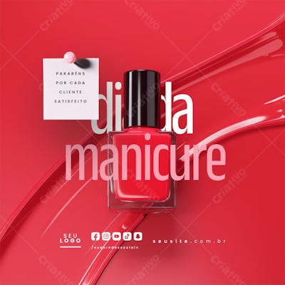 Arte dia da manicure 