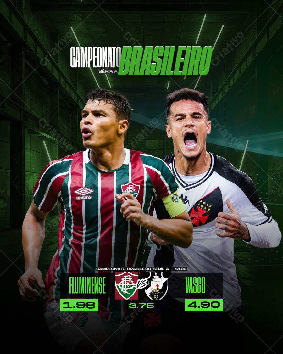 Flyer Campeonato Brasileiro PSD Editável