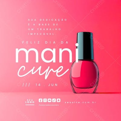 Arte dia da manicure 
