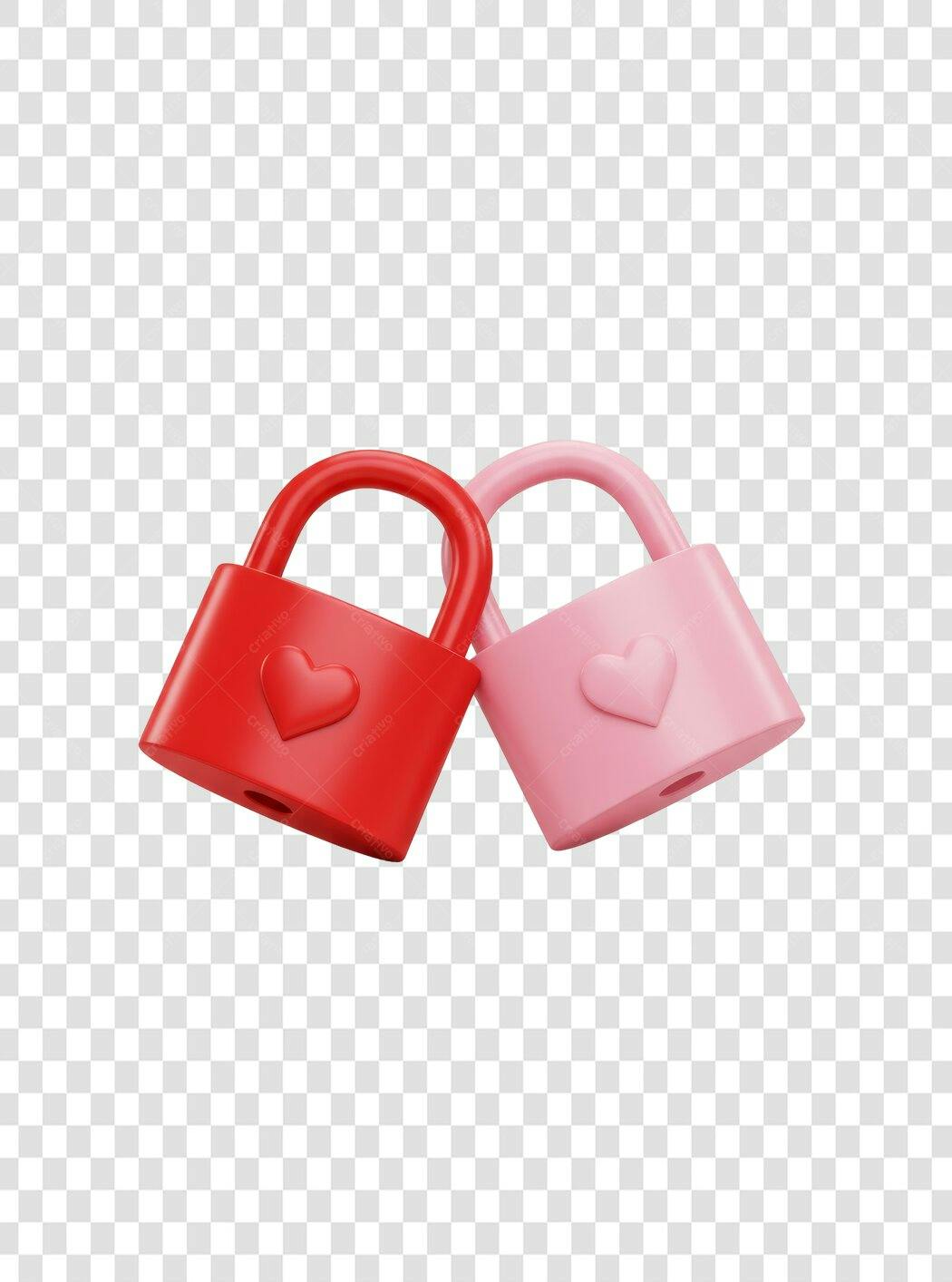 Ícones PNG Dia dos Namorados Cadeados com fundo transparente