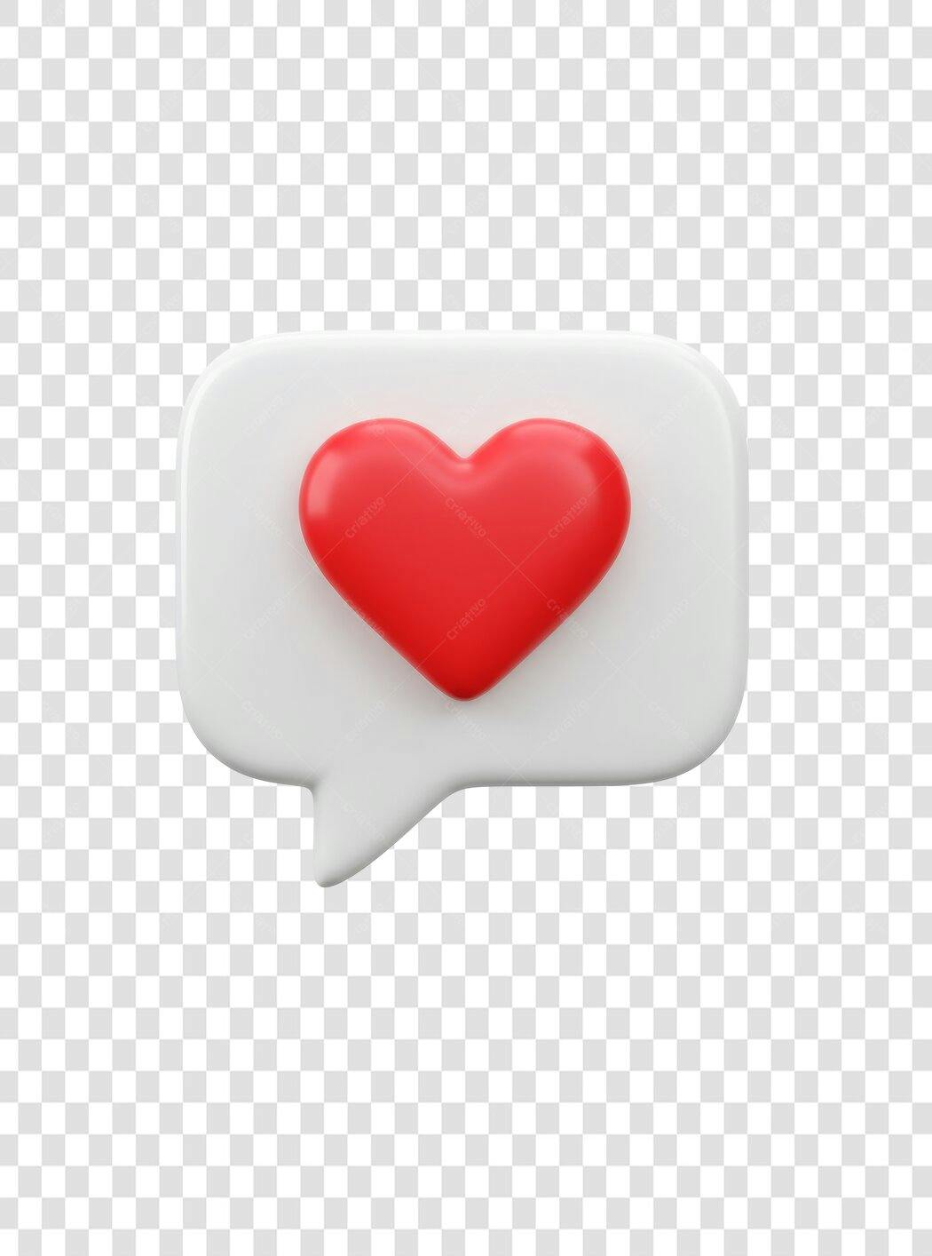 Icone Social Media Curtida PNG com fundo transparente