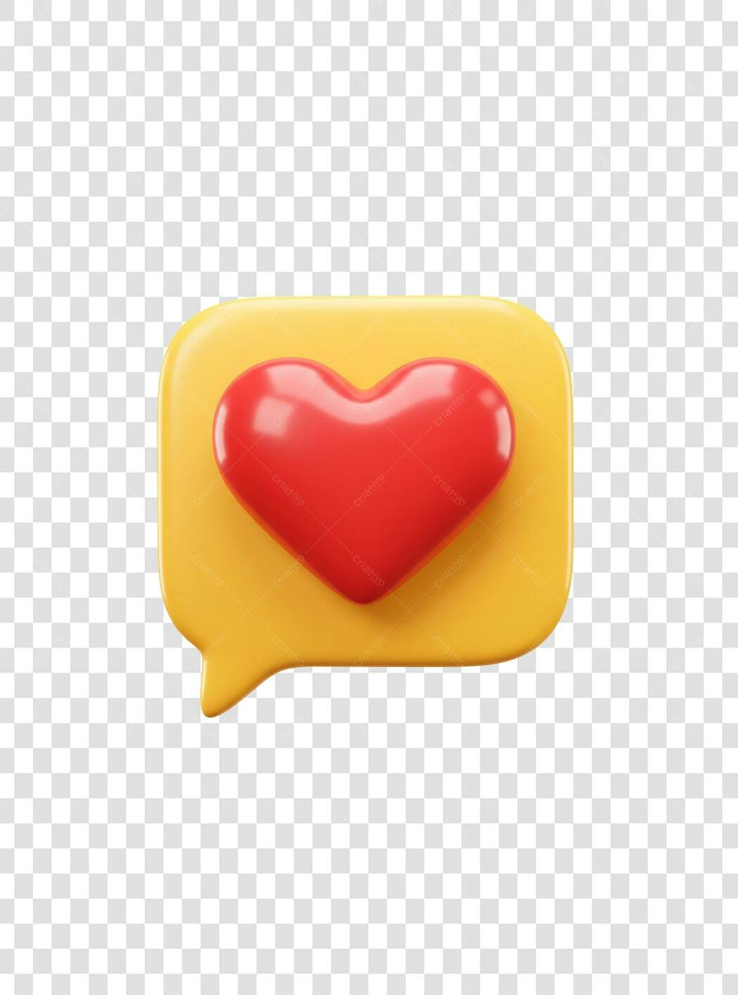 Post Instagram Amor PNG com fundo transparente