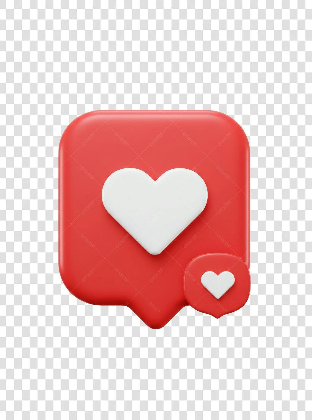Ícone de Curtida PNG com fundo transparente