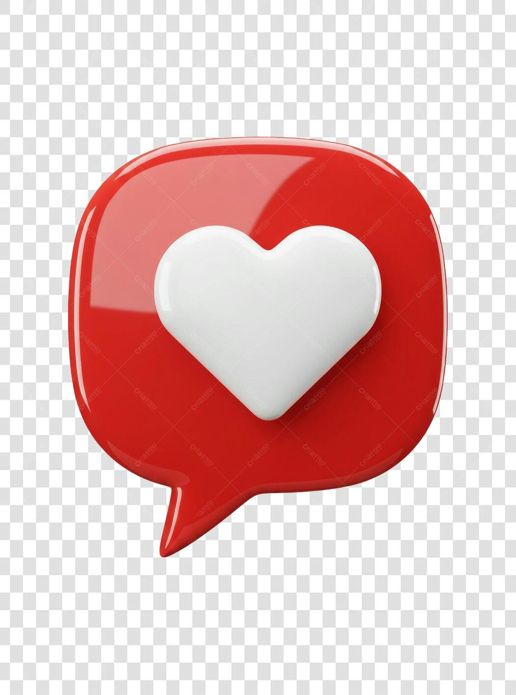 Icone Social Media Curtida PNG com fundo transparente