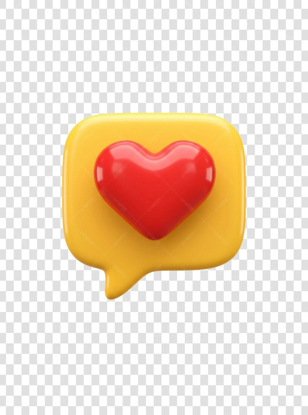 Post Instagram Amor PNG com fundo transparente