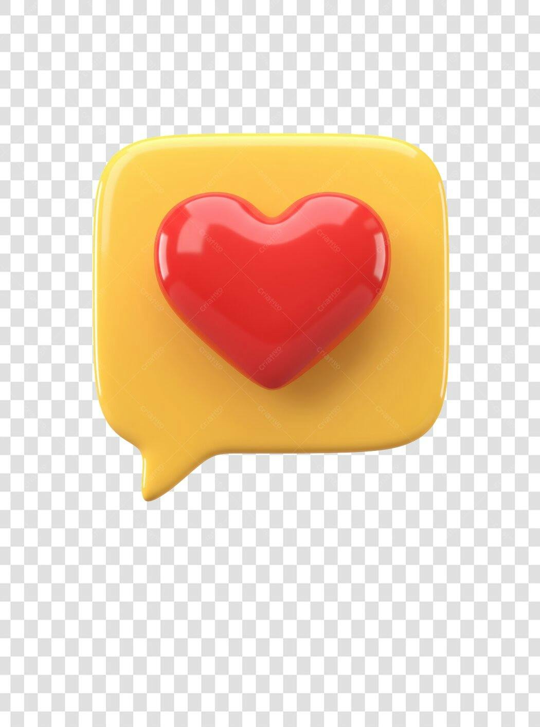 Post Instagram Amor PNG com fundo transparente