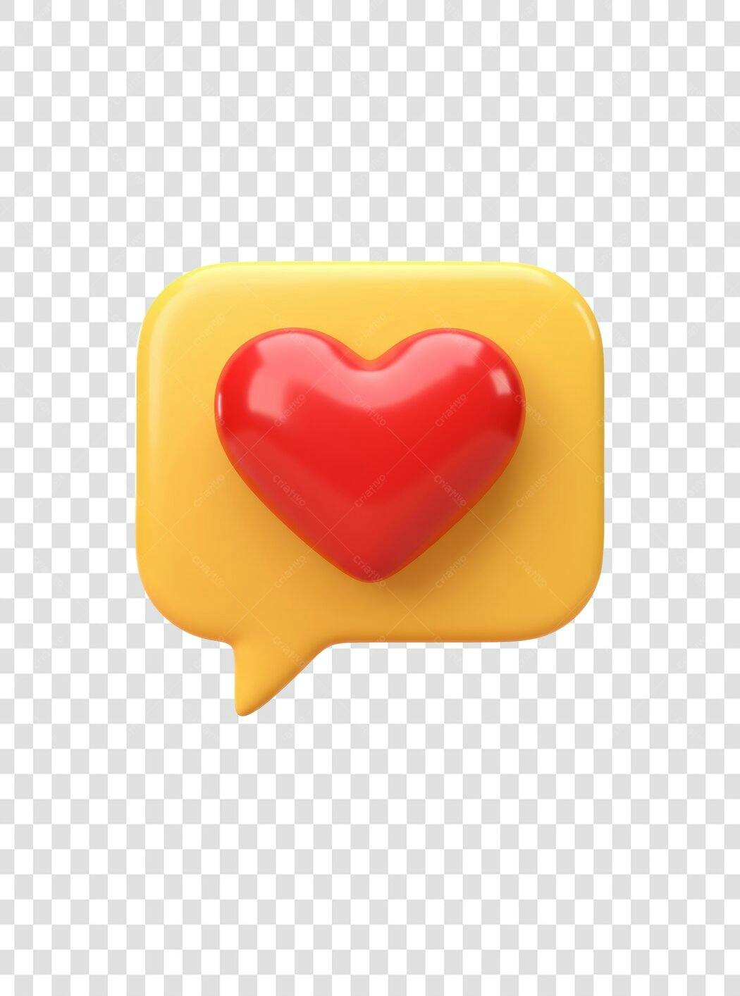 Post Instagram Amor PNG com fundo transparente