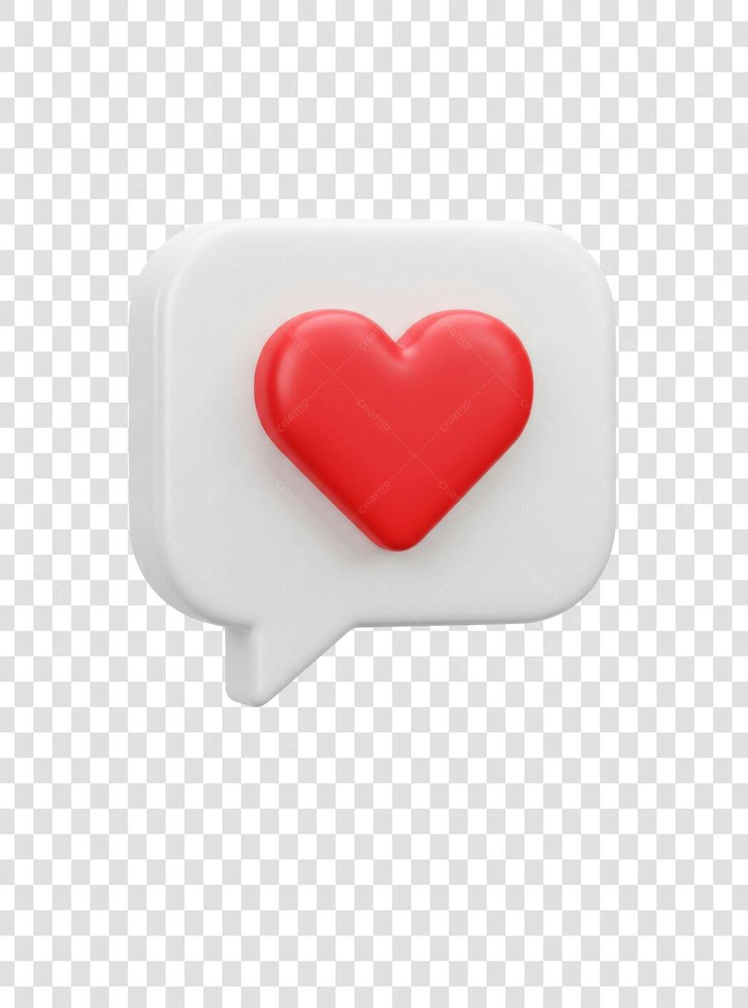Icone de Curtida PNG com fundo transparente