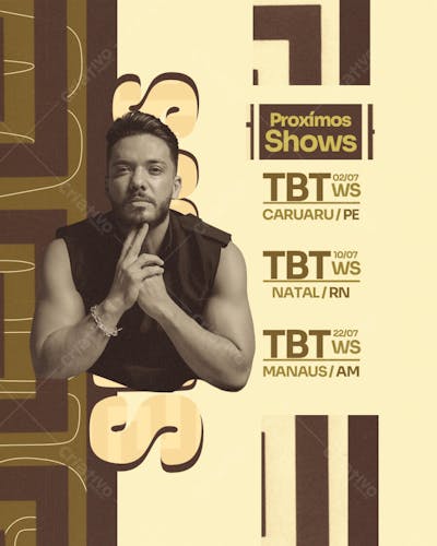 FLYER AGENDA SEMANAL TBT WS FEED PSD EDITAVEL