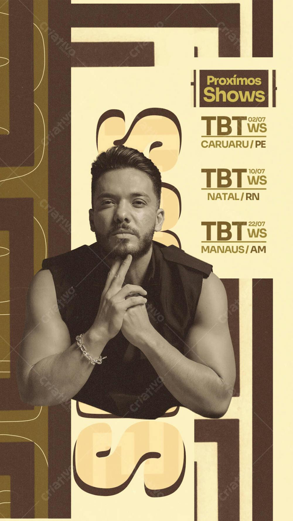 FLYER AGENDA SEMANAL TBT WS STORY PSD EDITAVEL