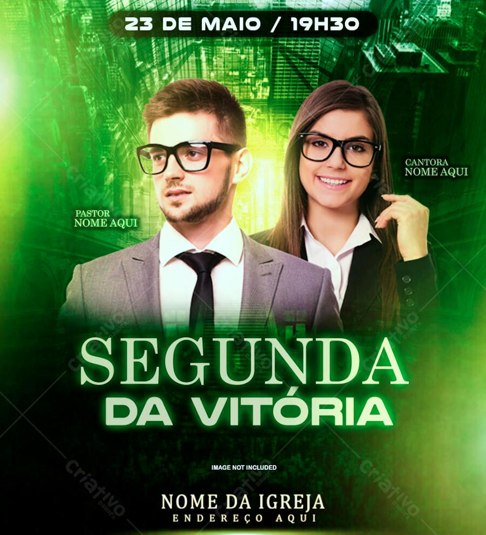 FLYER SEGUNDA DA VITÓRIA - GOSPEL