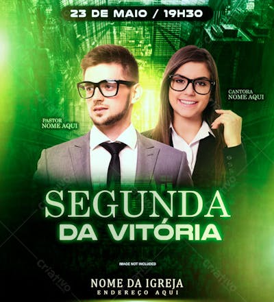 FLYER SEGUNDA DA VITÓRIA - GOSPEL