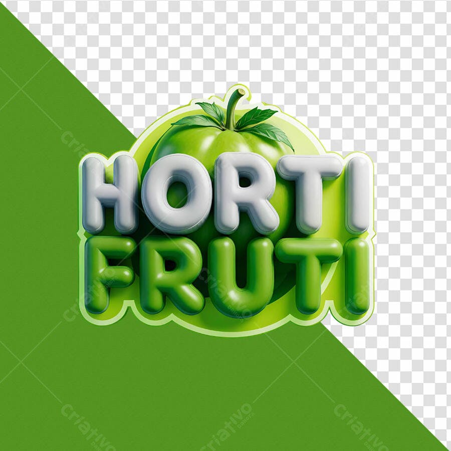 Logo HortiFruti PSD Editável