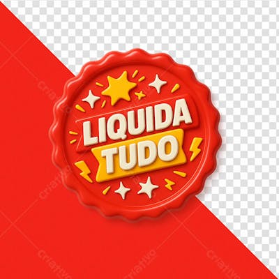 Selo liquida tudo vermelho