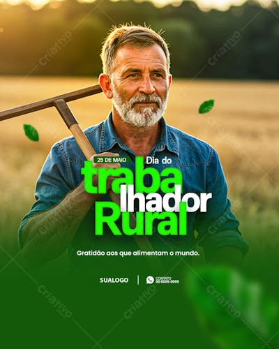 dia do trabalhador rural 25 de maio