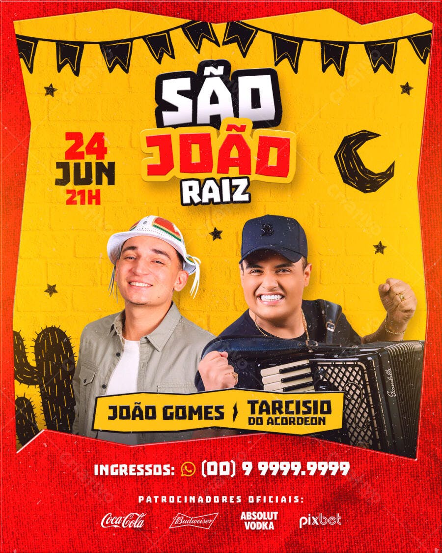 Flyer São João PSD Editável