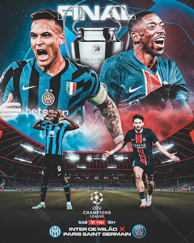 Feed Post Futebol Final da Champions League