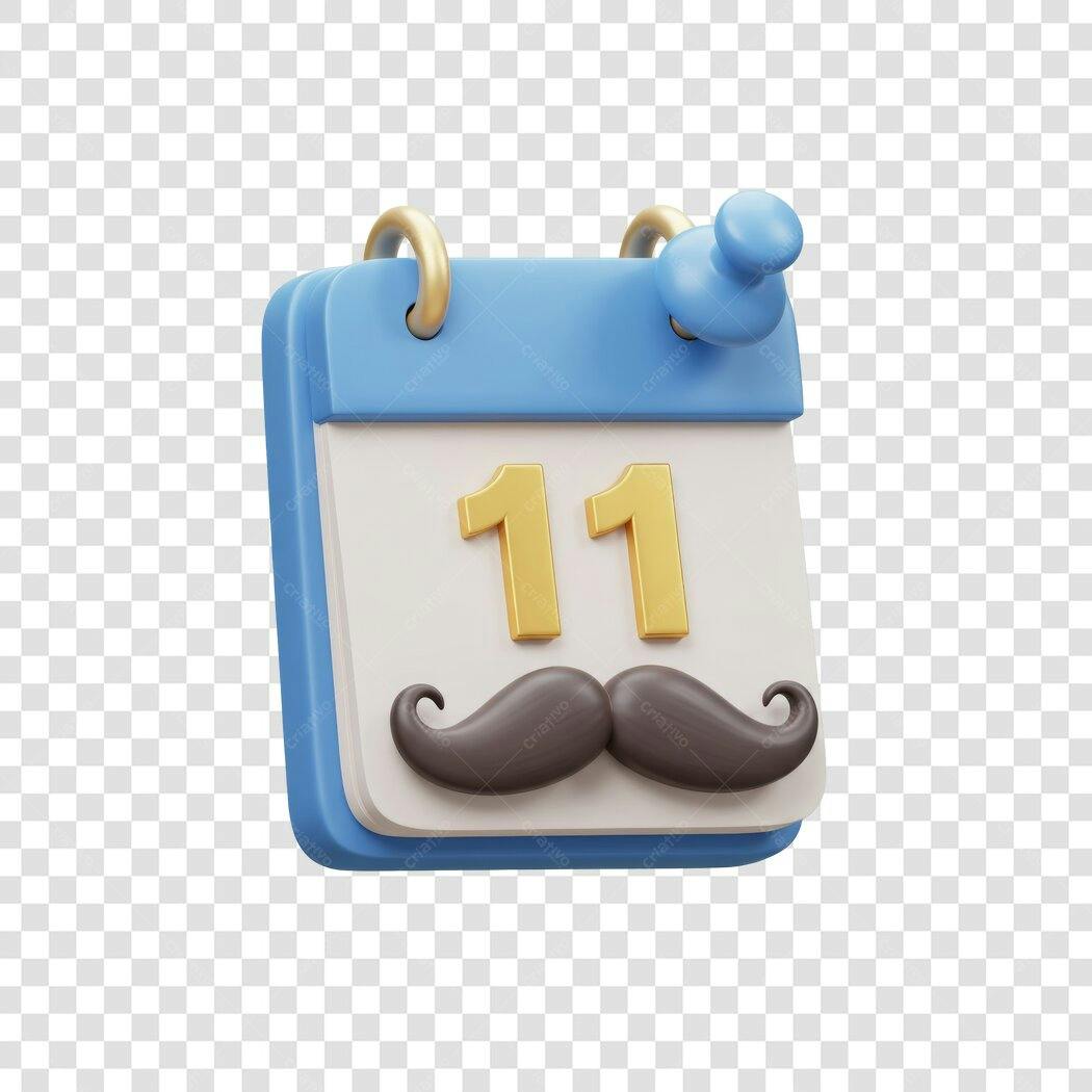 Icone Dia dos Pais 11 de Agosto PNG com fundo transparente