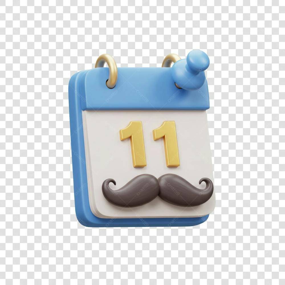 Elemento 3D Dia dos Pais EMOJI PNG Transparente para composição social media (156)