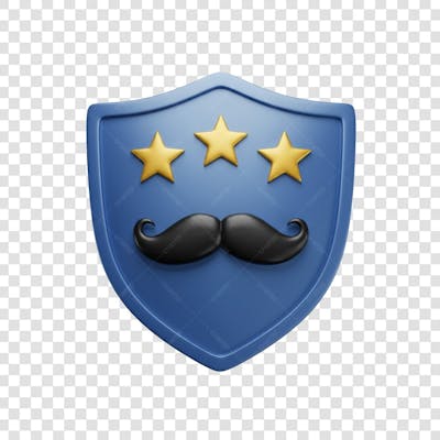 Elemento 3D Dia dos Pais EMOJI PNG Transparente para composição social media (149)