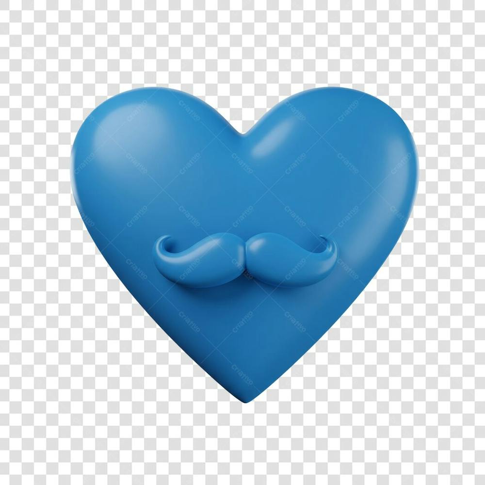 Elemento 3D Dia dos Pais EMOJI PNG Transparente para composição social media (10)