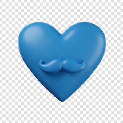 Elemento 3D Dia dos Pais EMOJI PNG Transparente para composição social media (10)