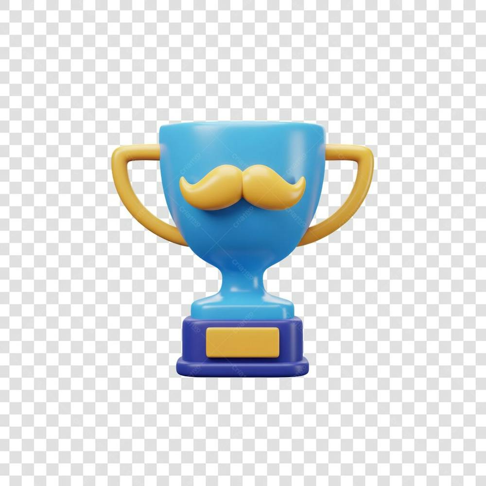 Elemento 3D Dia dos Pais EMOJI PNG Transparente para composição social media (182)