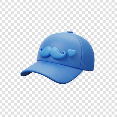 Elemento 3D Dia dos Pais EMOJI PNG Transparente para composição social media (1)