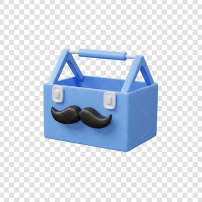 Elemento 3D Dia dos Pais EMOJI PNG Transparente para composição social media (8)