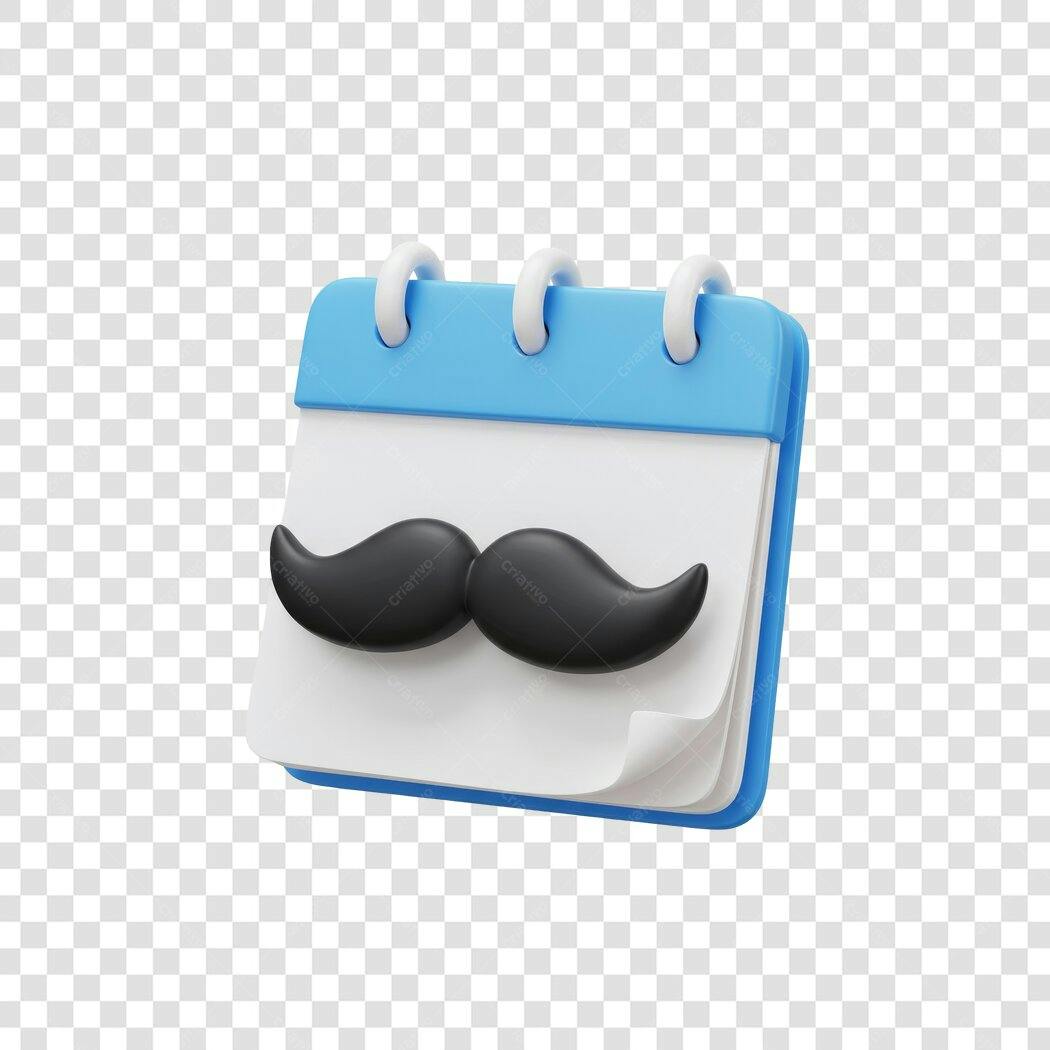 Icone Calendário Dia dos Pais PNG com fundo transparente