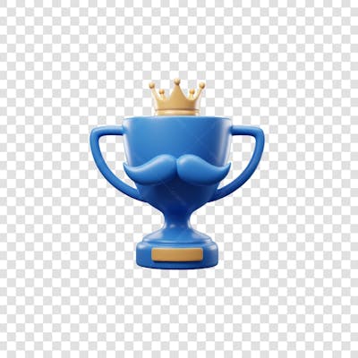Elemento 3D Dia dos Pais EMOJI PNG Transparente para composição social media (161)