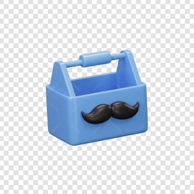 Elemento 3D Dia dos Pais EMOJI PNG Transparente para composição social media (9)