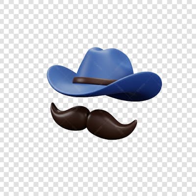 Elemento 3D Dia dos Pais EMOJI PNG Transparente para composição social media (16)