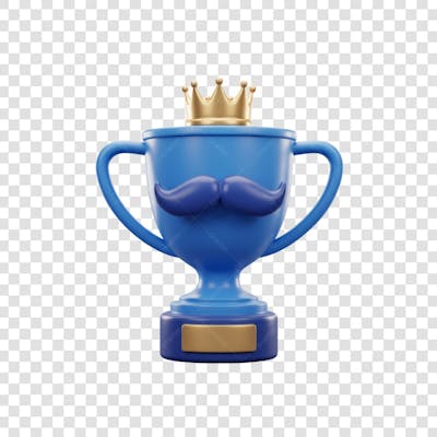 Elemento 3D Dia dos Pais EMOJI PNG Transparente para composição social media (162)