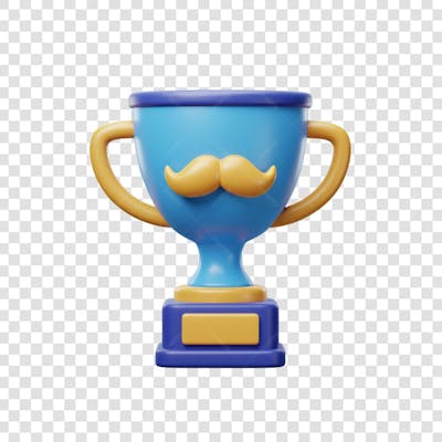 Elemento 3D Dia dos Pais EMOJI PNG Transparente para composição social media (181)