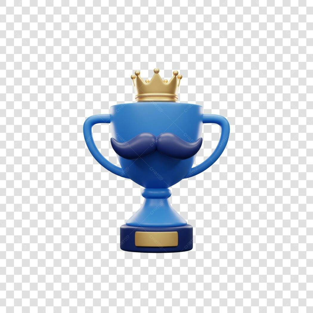 Troféu Dia dos Pais PNG com fundo transparente