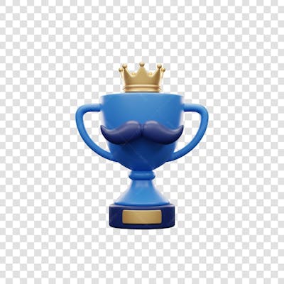Elemento 3D Dia dos Pais EMOJI PNG Transparente para composição social media (160)