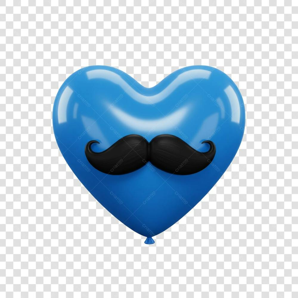 Elemento 3D Dia dos Pais EMOJI PNG Transparente para composição social media (34)