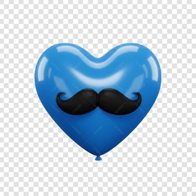 Elemento 3D Dia dos Pais EMOJI PNG Transparente para composição social media (34)