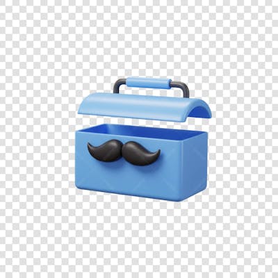 Elemento 3D Dia dos Pais EMOJI PNG Transparente para composição social media (6)