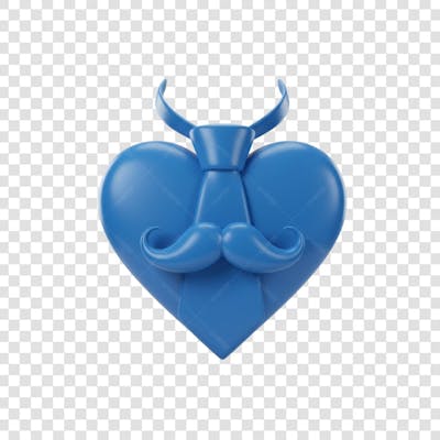 Elemento 3D Dia dos Pais EMOJI PNG Transparente para composição social media (12)