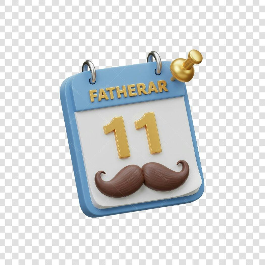 Post Instagram Dia dos Pais 11 de Agosto PNG com fundo transparente