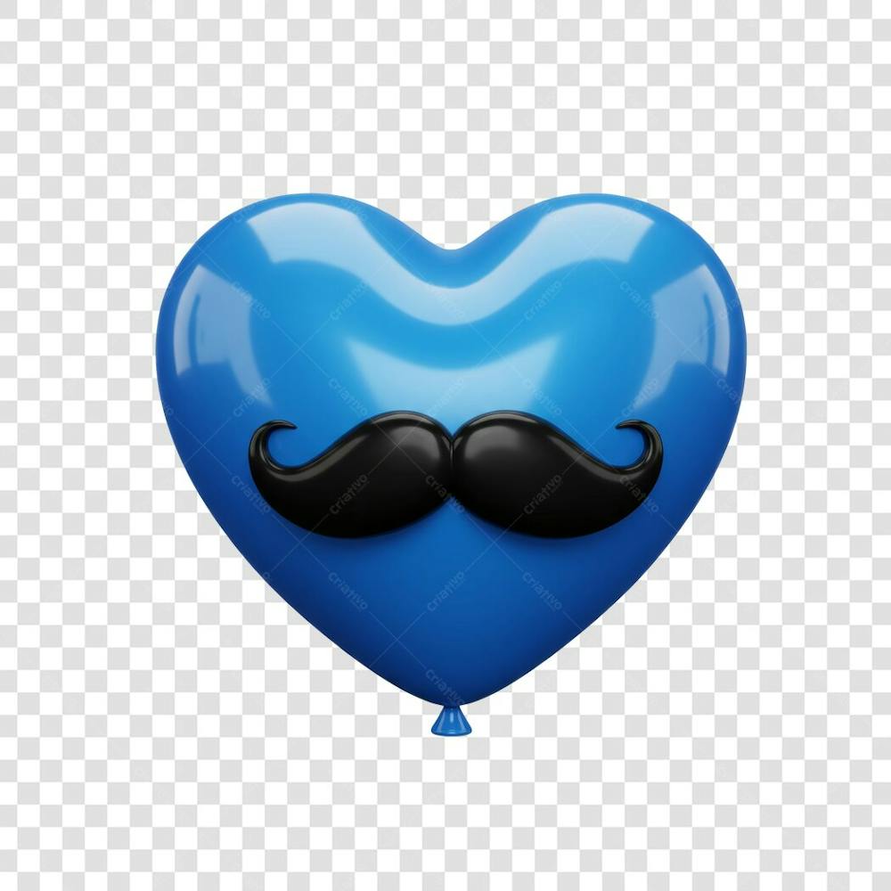 Elemento 3D Dia dos Pais EMOJI PNG Transparente para composição social media (37)