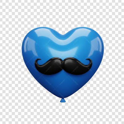 Elemento 3D Dia dos Pais EMOJI PNG Transparente para composição social media (37)