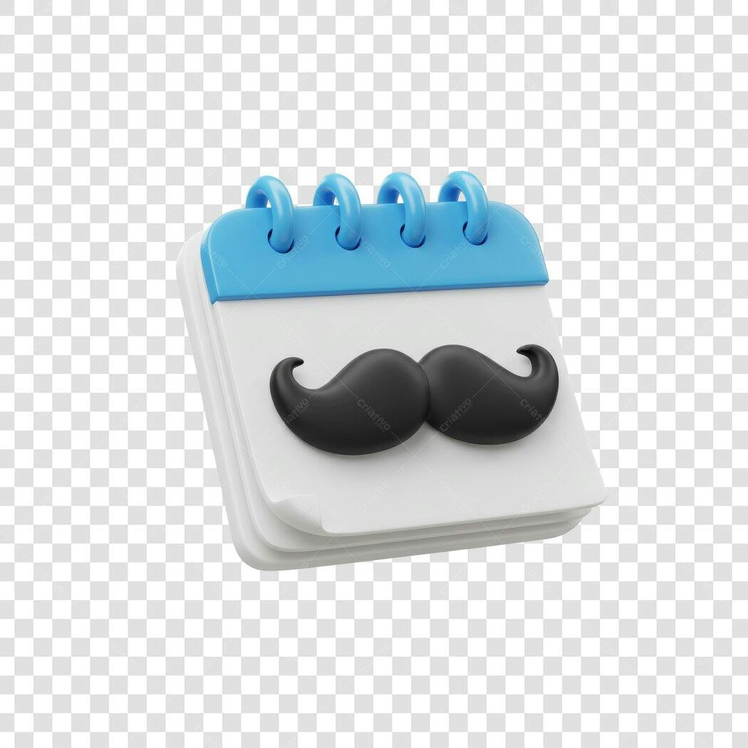 Icone Calendário Dia dos Pais PNG com fundo transparente